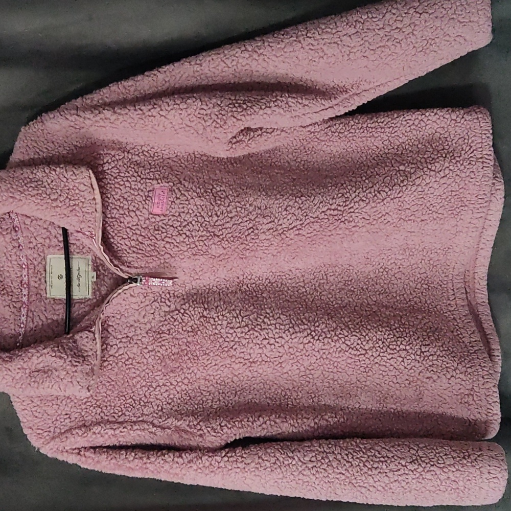 Simply Southern Blush Sherpa Quarter-Zip